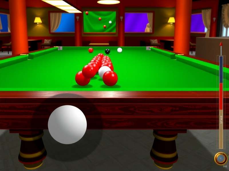 Snooker Fantasy control interface and aiming system